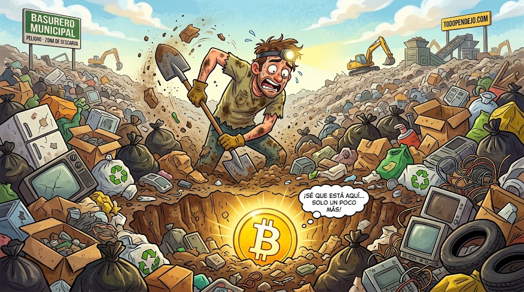 Tiró 8,000 Bitcoins a la basura: La ‘ceguera al valor futuro’ y el error más caro del mundo